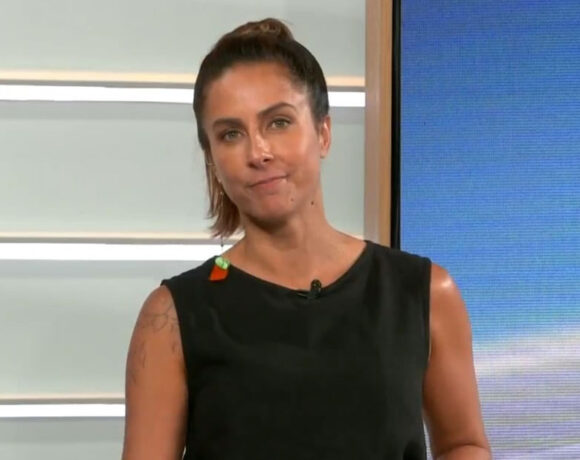 Carol Barcellos deixa ao vivo o ‘Bom Dia, Brasil’