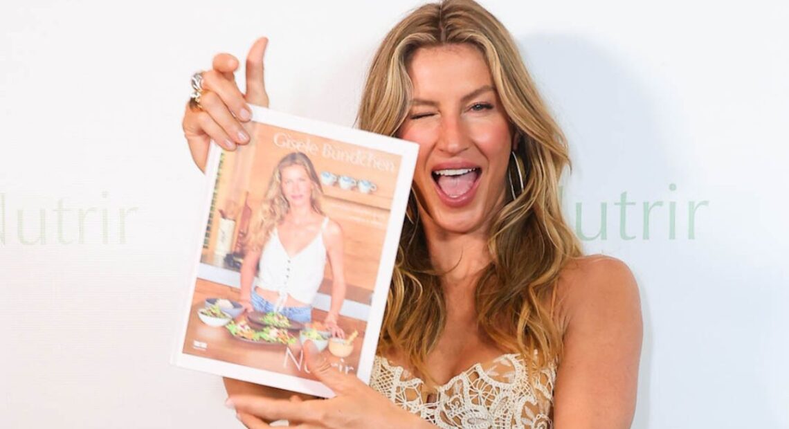 Gisele Bündchen tem o segundo livro de receitas mais vendido do ‘The New York Times’
