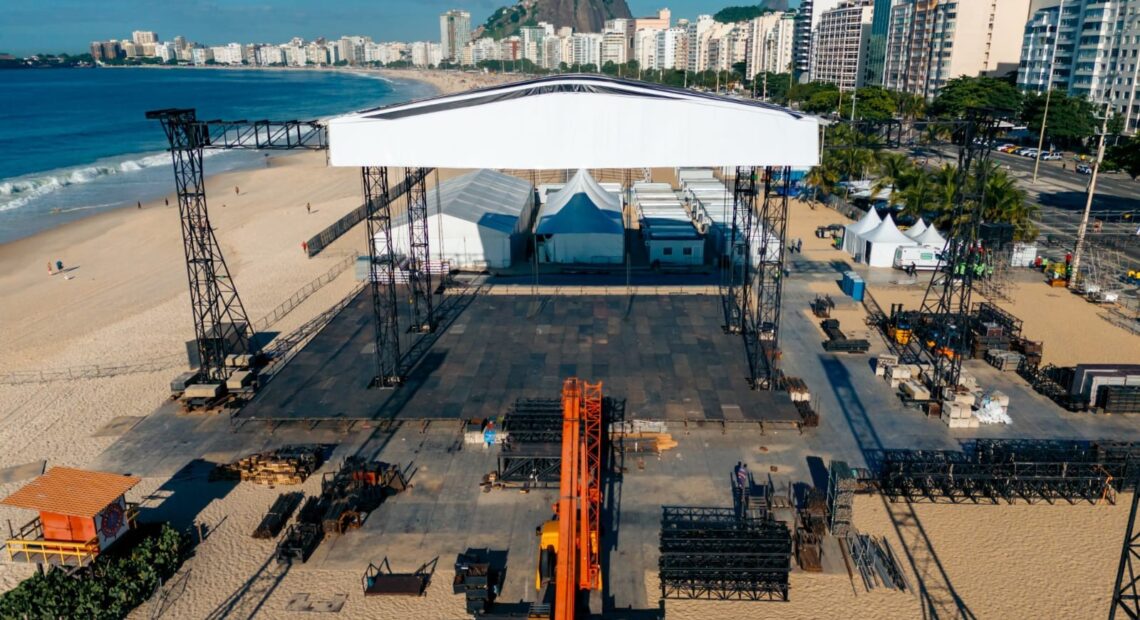 Palco da Madonna em Copacabana terá o dobro do tamanho do usado na turnê mundial