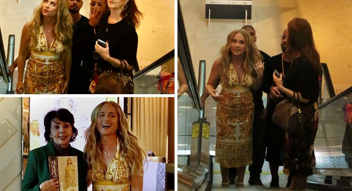 Angélica é destaque em shopping