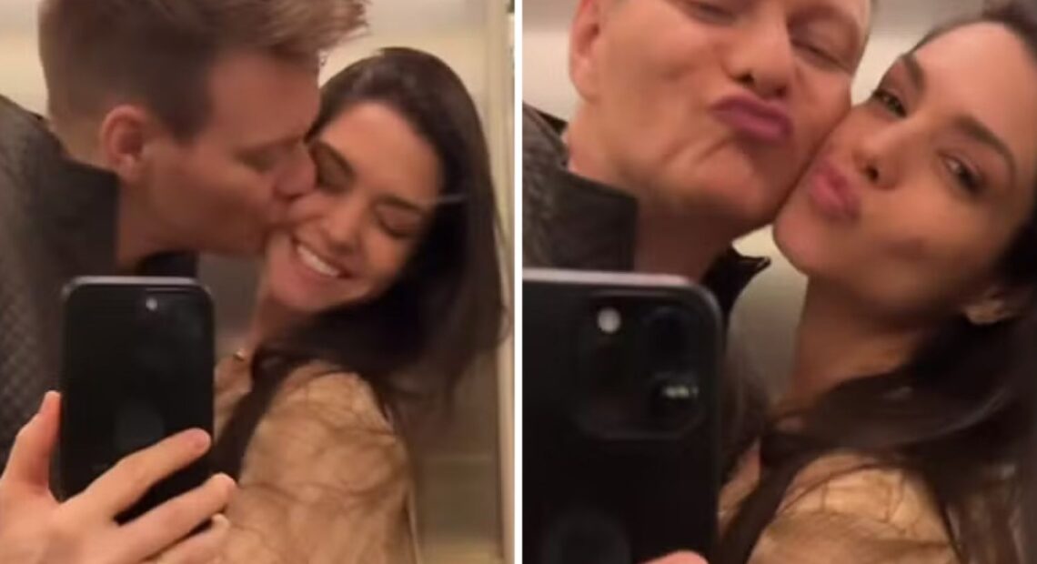 Michel Teló e Thaís Fersoza curtem um momento a sós, longe dos filhos.