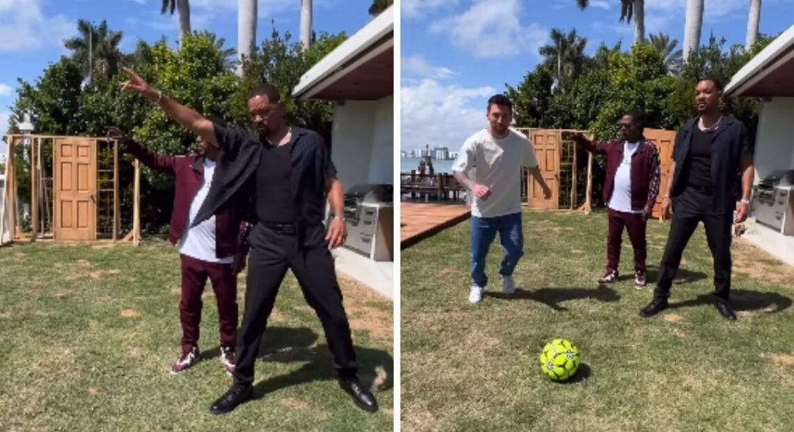 Messi e Will Smith jogam futebol juntos e levantam rumores