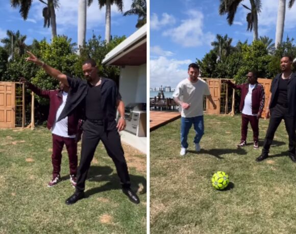 Messi e Will Smith jogam futebol juntos e levantam rumores