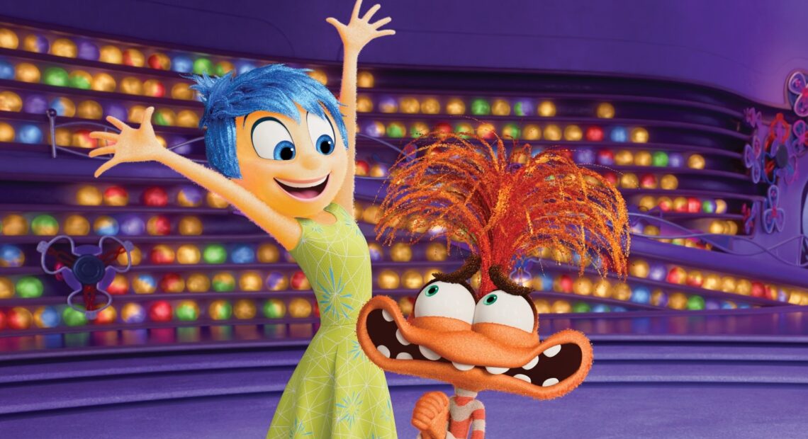 Divertida Mente 2 traz alegria para a bilheteria da Pixar com abertura de 5 milhões no fim de semana.