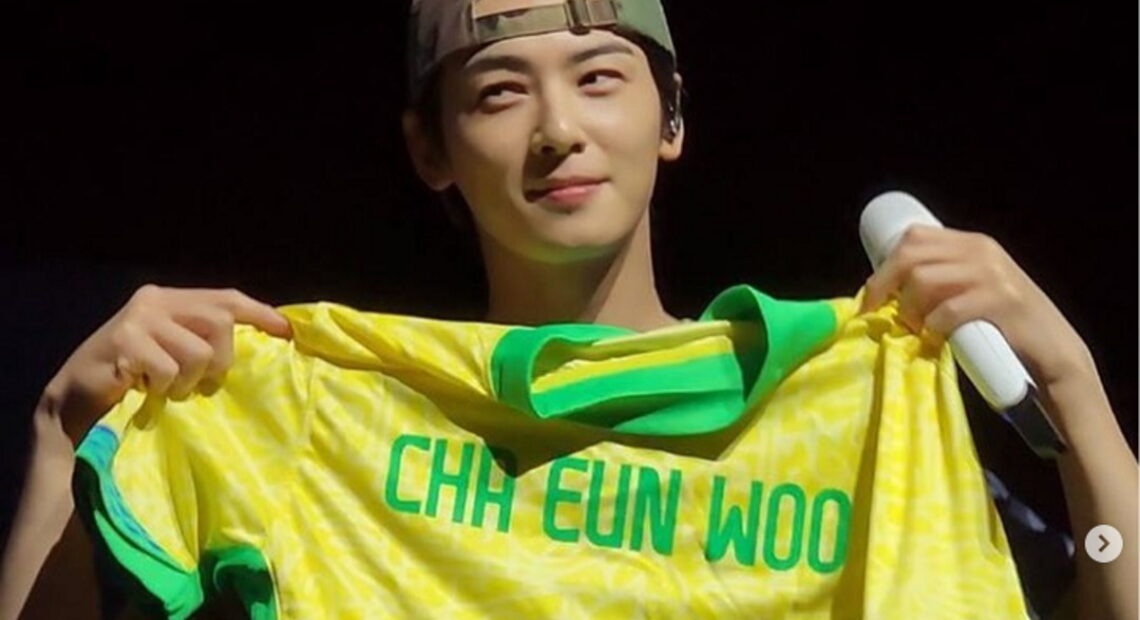 Cha Eun Woo no Brasil: Apresentação do astro leva fãs à loucura