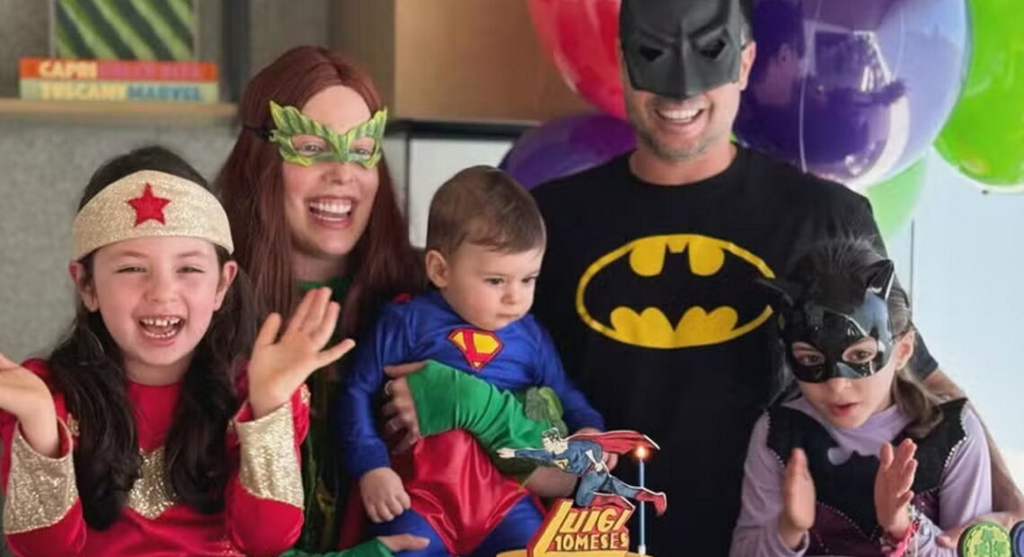 Fabiana Justus revela os detalhes da comemoração de 10 meses do seu filho mais novo