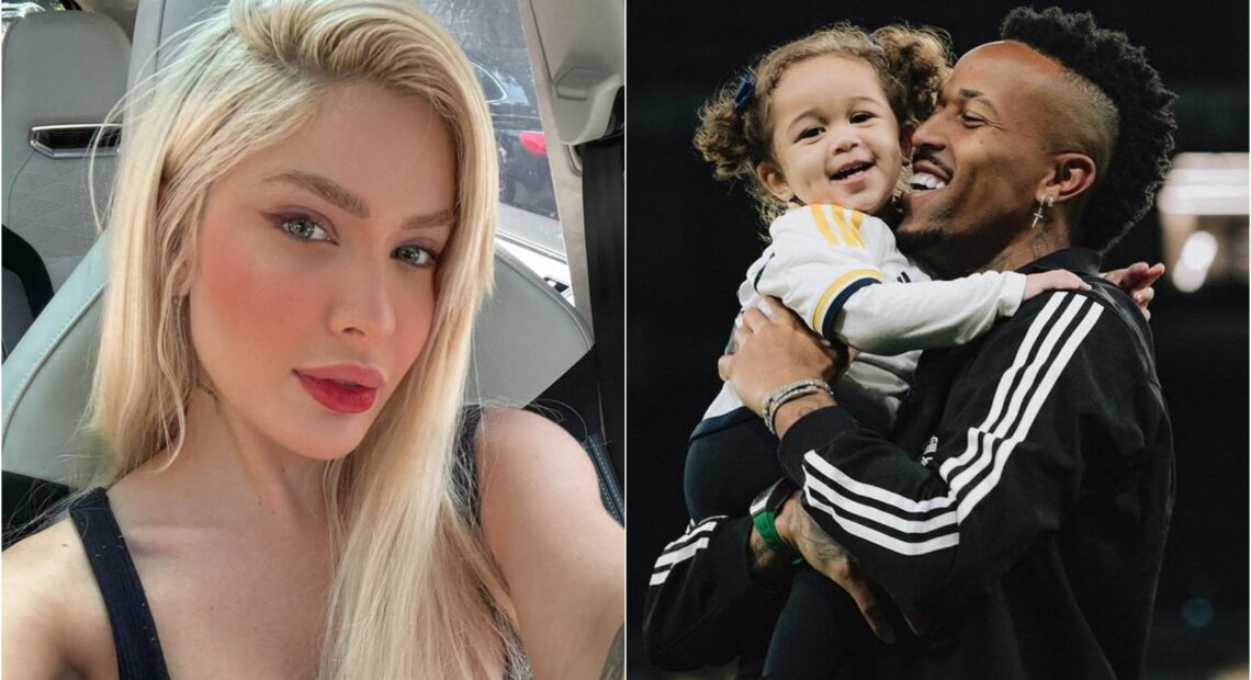 Karoline Lima e Éder Militão são acionados judicialmente pela filha