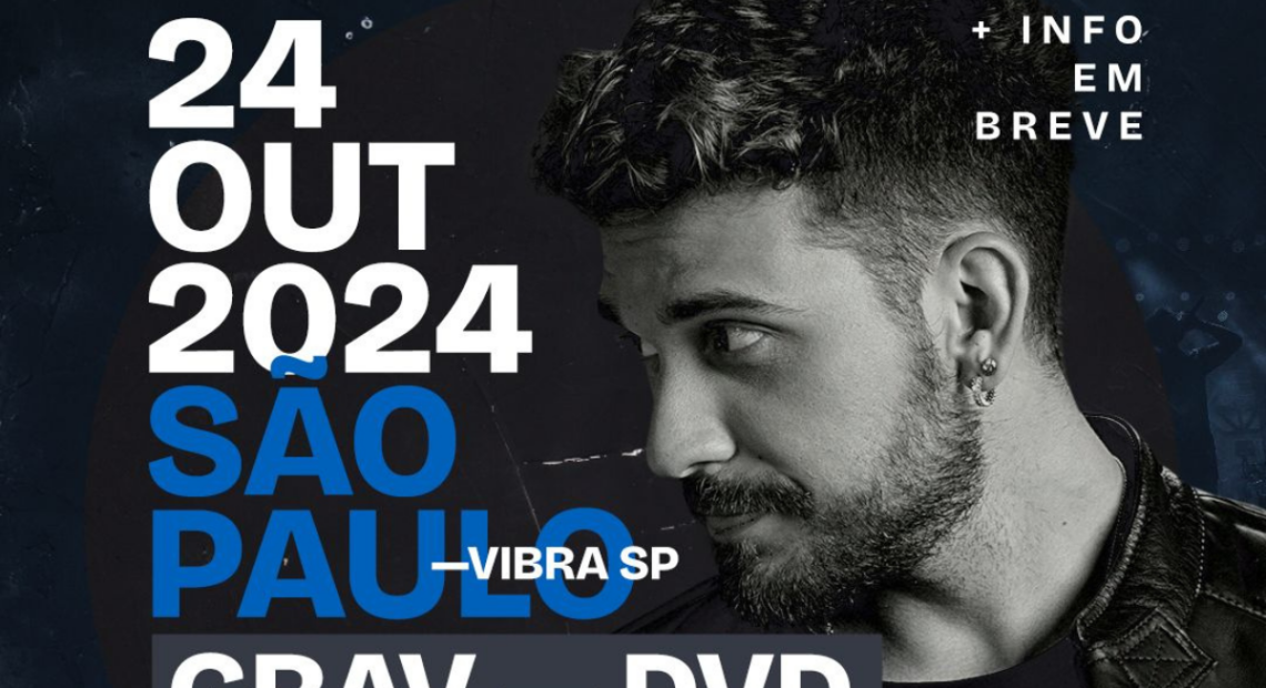 Gustavo Mioto confirma gravação de DVD em São Paulo