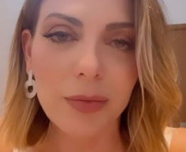 Sheila Mello vai parar em hospital.
