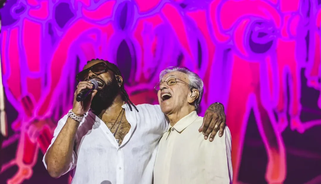 Caetano Veloso faz dueto com Xande de Pilares