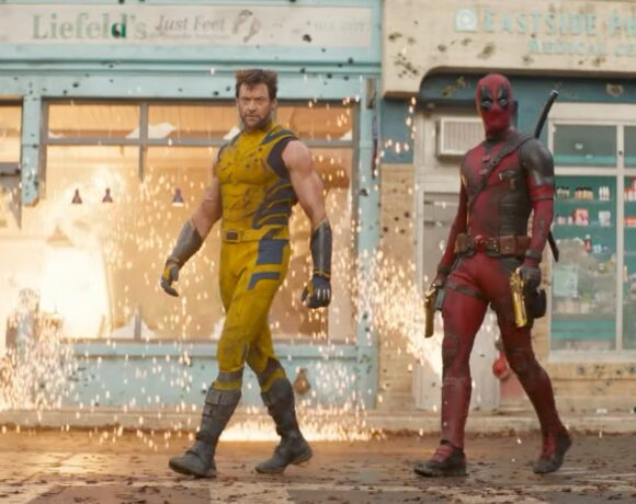 Hugh Jackman e Ryan Reynolds em Deadpool & Wolverine, filme do MCU.