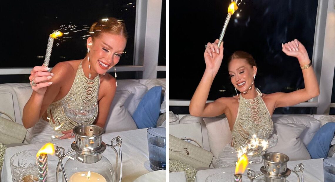 Marina Ruy Barbosa comemora aniversário de 29 anos no Caribe
