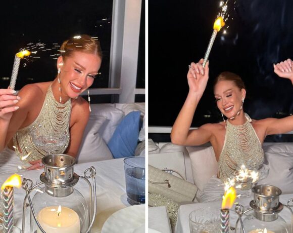 Marina Ruy Barbosa comemora aniversário de 29 anos no Caribe